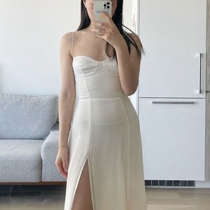 Reformation Juliette Dress - White - Size 0